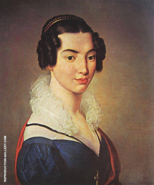 Portrait of Antonietta-Vitali-Sola | Oil Painting Reproduction