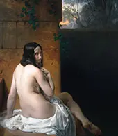 Susanna at her Bath 1859 By Francesco Hayez