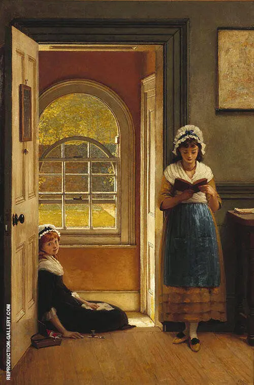 Kept in School 1876 By George Dunlop Leslie
