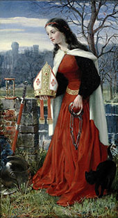 Allegorical Maiden By George Dunlop Leslie