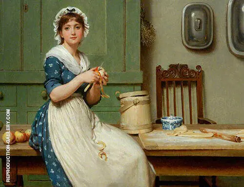 Apple Dumplings 1800 By George Dunlop Leslie