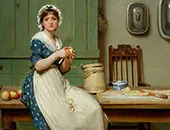 Apple Dumplings 1800 By George Dunlop Leslie