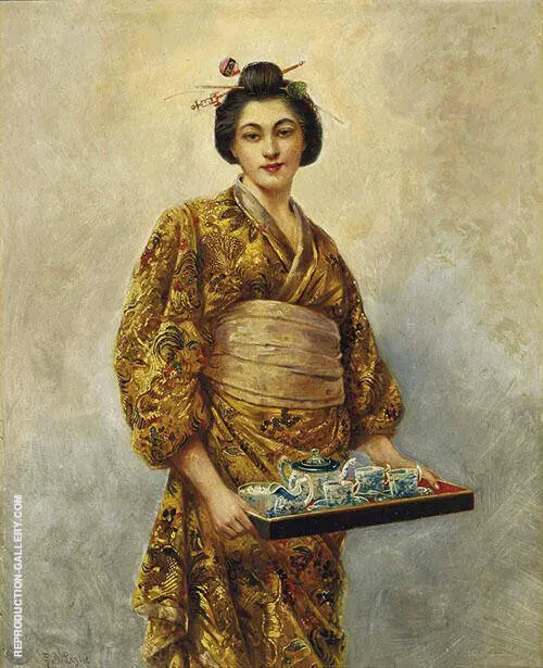 Geisha By George Dunlop Leslie