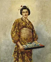 Geisha By George Dunlop Leslie