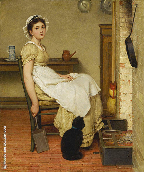 Her First Place by George Dunlop Leslie | Oil Painting Reproduction