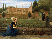 In a Convent Garden By George Dunlop Leslie