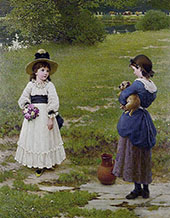 Town and Country Mouse By George Dunlop Leslie