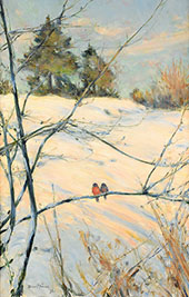 Winter Scene from Skansen 1891 By Karl Nordstrom