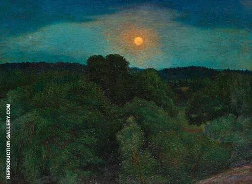Bellevue Park by Moonlight By Karl Nordstrom