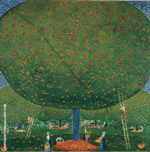 Apfelernte 1907 By Cuno Amiet