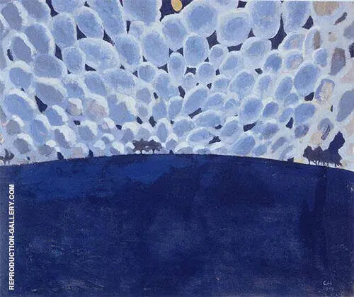 Moonlit Landscape 1904 By Cuno Amiet