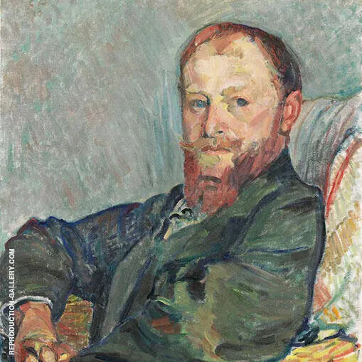 Portrait of Giovanni Giacomettti 1910 By Cuno Amiet