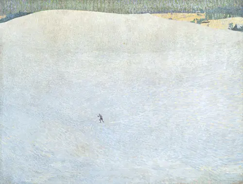 Snowy Landscape 1904 By Cuno Amiet