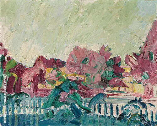 Spring Landscape 1919 By Cuno Amiet