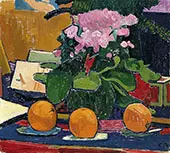 Still Life with Oranges 1907 By Cuno Amiet