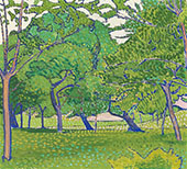 The Orchard 1906 By Cuno Amiet