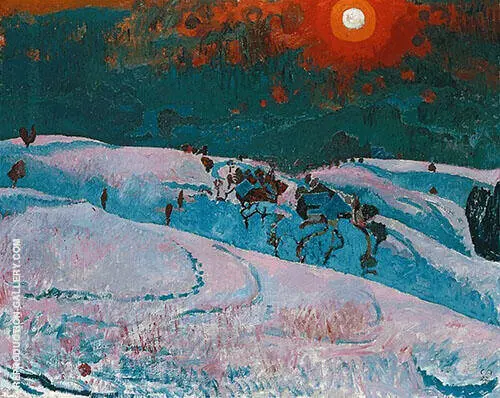 Wintersonne 1927 By Cuno Amiet
