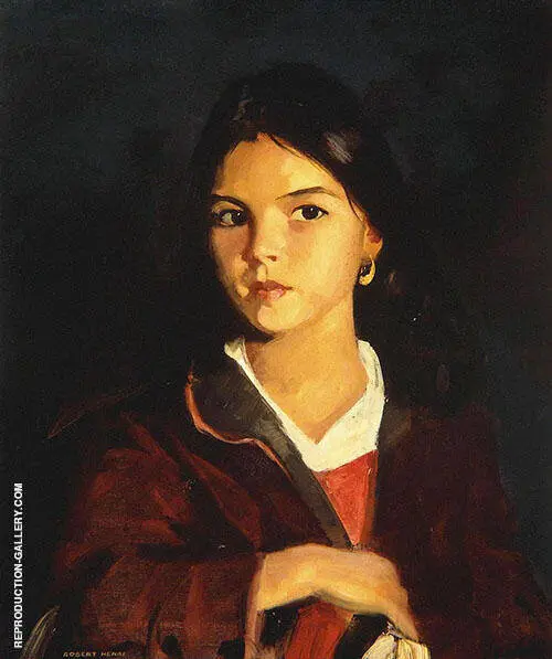 Bernadita 1922 By Robert Henri