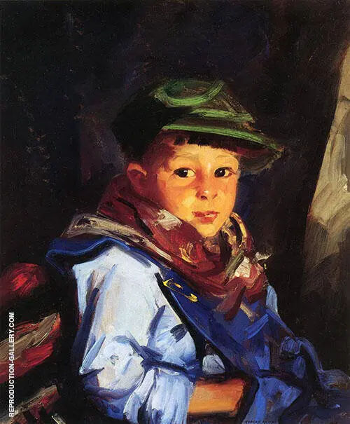 Boy in Green Cap - Chico -1922 By Robert Henri