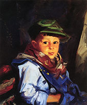 Boy in Green Cap - Chico -1922 By Robert Henri
