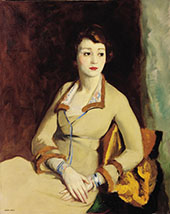 Portrait of Fay Bainter 1918 By Robert Henri