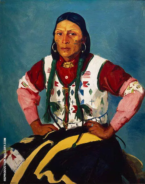 Portrait of Po Tse Water Eagle By Robert Henri