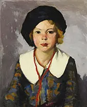 The Blue Tam 1918 By Robert Henri