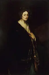 Woman In Manteau 1898 By Robert Henri