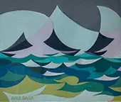 Linee Forza di Mare By Giacomo Balla