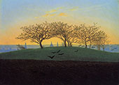 Hill and Ploughed Field near Dresden 1824 By Caspar David Friedrich