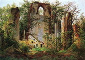 Klosterruine Eldena 1825 By Caspar David Friedrich