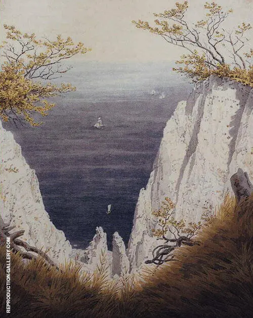 Kreidefelsen auf Rugen 1825 By Caspar David Friedrich