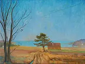 Autumn Evening 1924 By Harald Sohlberg