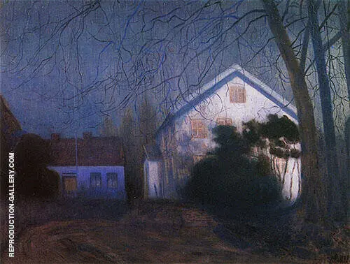 Moonlight 1909 By Harald Sohlberg