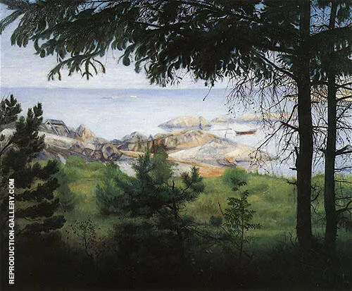 By the Sea By Harald Sohlberg