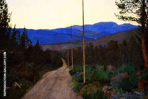 Country Road 1905 By Harald Sohlberg