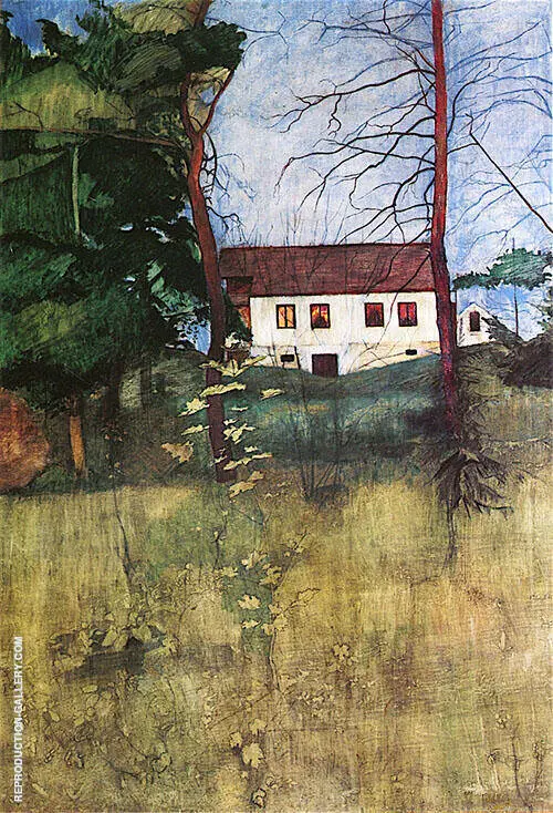 Country House 1896 By Harald Sohlberg