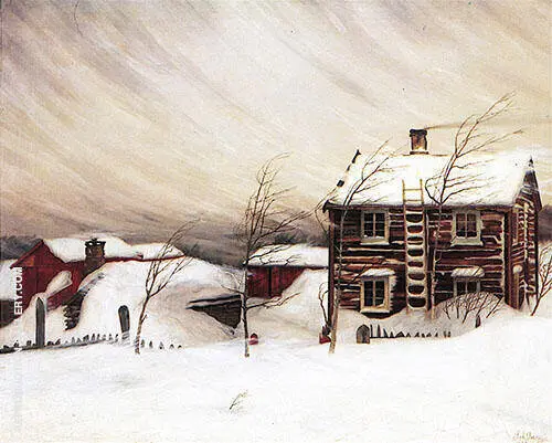 Drifting Snow 1905 By Harald Sohlberg