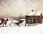 Drifting Snow 1905 By Harald Sohlberg