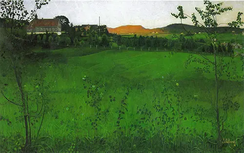 Ripe Fields By Harald Sohlberg