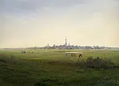 Meadows near Greifswald 1820 By Caspar David Friedrich