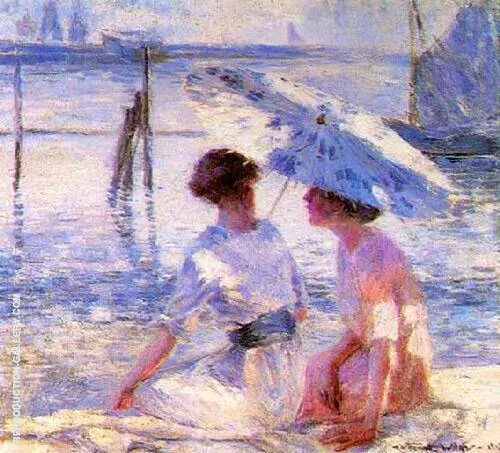 Summer Day at Newport By Catherine Wiley