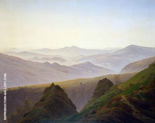 Morning in The Mountains 1823 By Caspar David Friedrich