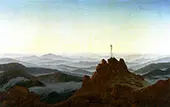 Morning in The Sudeten Mountains By Caspar David Friedrich