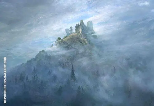 Morning Mist in The Mountains 1808 By Caspar David Friedrich