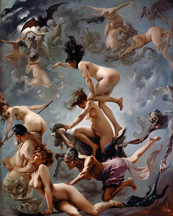 Witches Going to their Sabbath 1878 By Luis Ricardo Falero