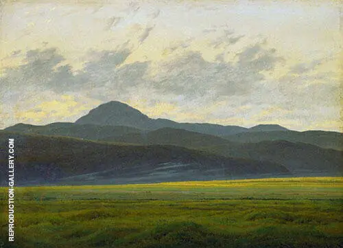 Mountainous Landscape By Caspar David Friedrich
