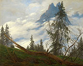 Mountain Peak By Caspar David Friedrich