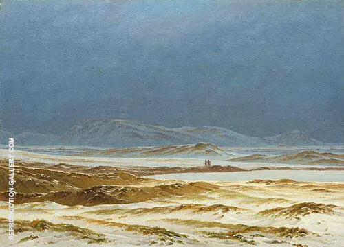 Northern Landscape Spring 1825 By Caspar David Friedrich