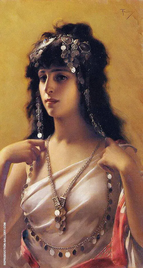 Oriental Beauty By Luis Ricardo Falero